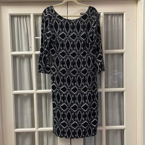 Ignite Evenings. Size 14. Sparkly Metallic/ black evening dress